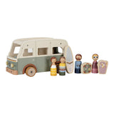 Furgoneta retro Little Dutch con muñecos