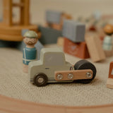 Set de construcción con grúa