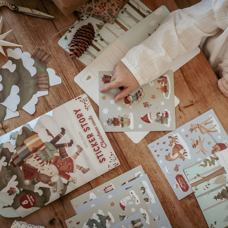 Tarjetas navideñas con pegatinas - Imprescindibles