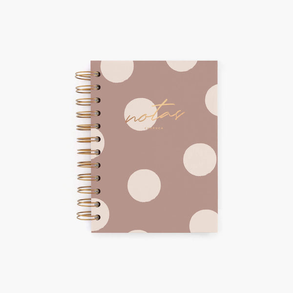 Cuaderno mini. Mocca.