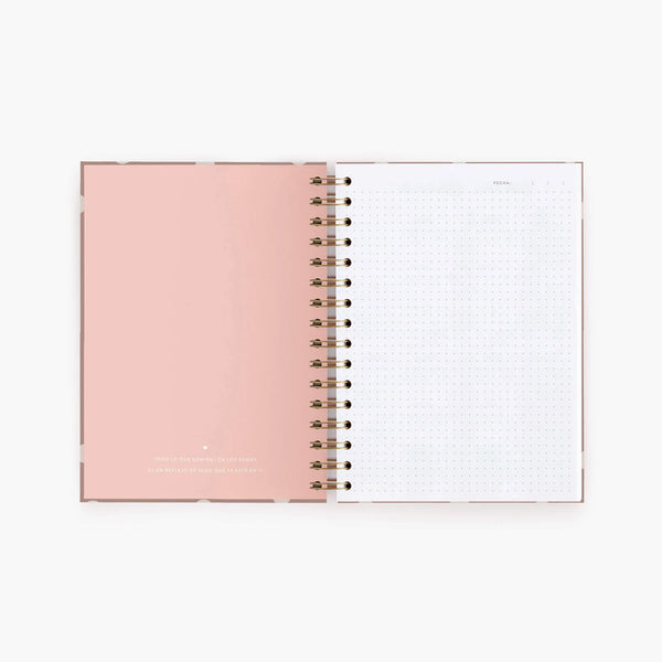 Cuaderno mediano. Mocca.