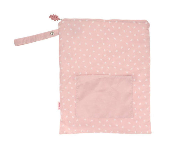 Bolsa Impermeable Leaves Pink