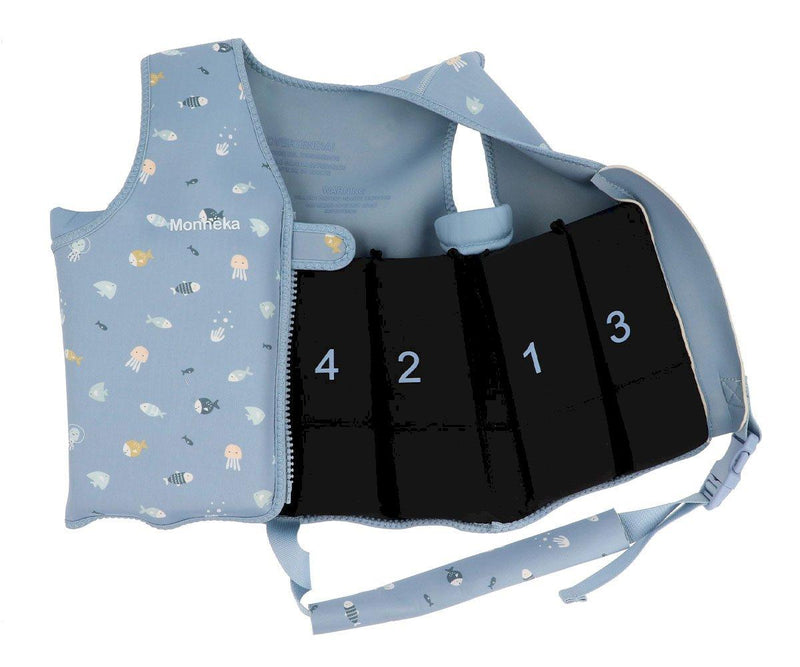 Chaleco Flotador Aprendizaje Fishes 3-6 años