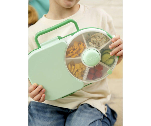 Caja de Almuerzo Spinner 2 in 1 Lunchox Sage Green