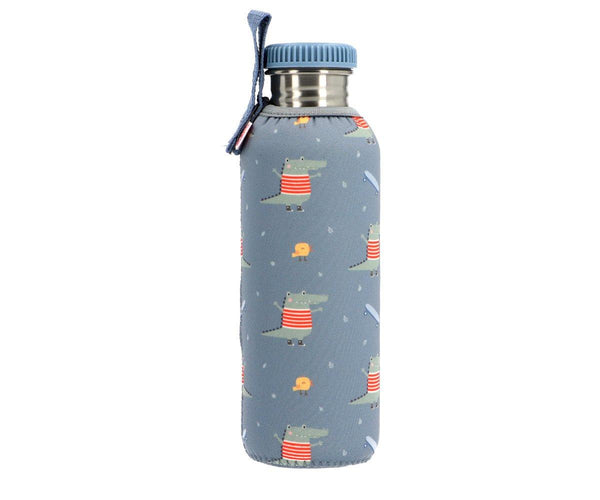 Botella Acero con Funda Cocodrilo 750ml