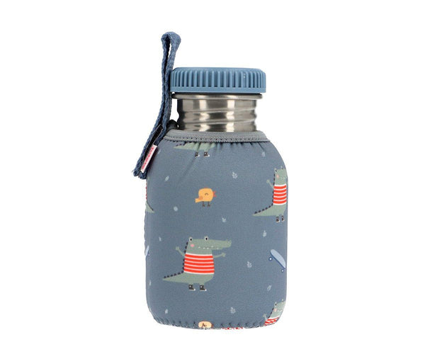 Botella Acero con Funda Cocodrilo 350ml