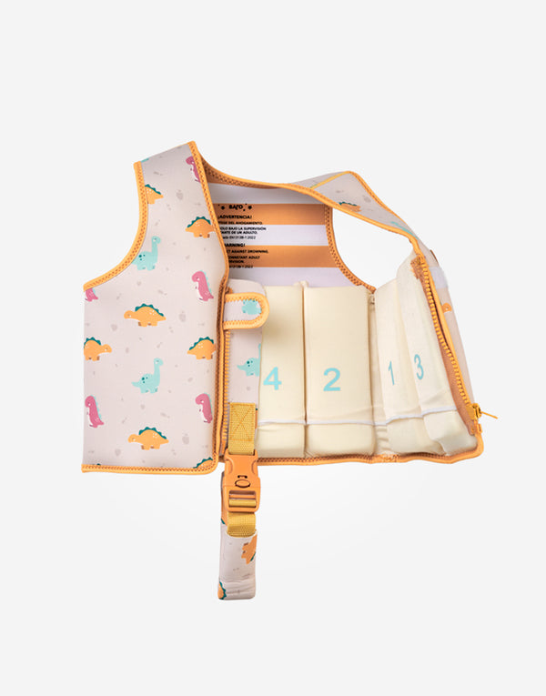 Chaleco Flotador Aprendizaje Dino 1-3 años