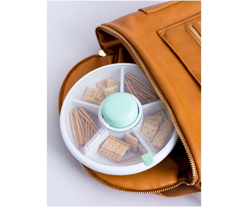 Caja Almuerzo Snack Spinner Flip  Mint Green