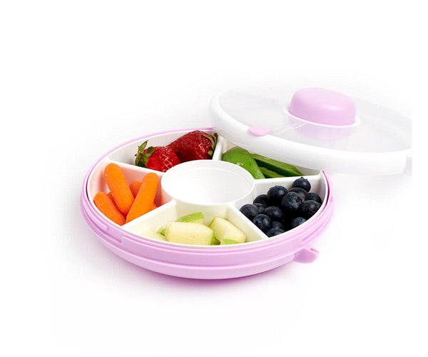 Caja Almuerzo Snack Spinner Flip Taro Purple GöBe