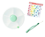 Caja Almuerzo Snack Spinner Flip  Mint Green