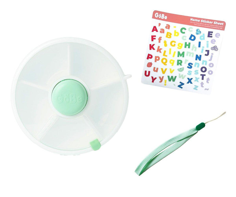 Caja Almuerzo Snack Spinner Flip  Mint Green