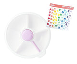 Caja de Almuerzo Grande Snack Spinner Slide Taro Purple