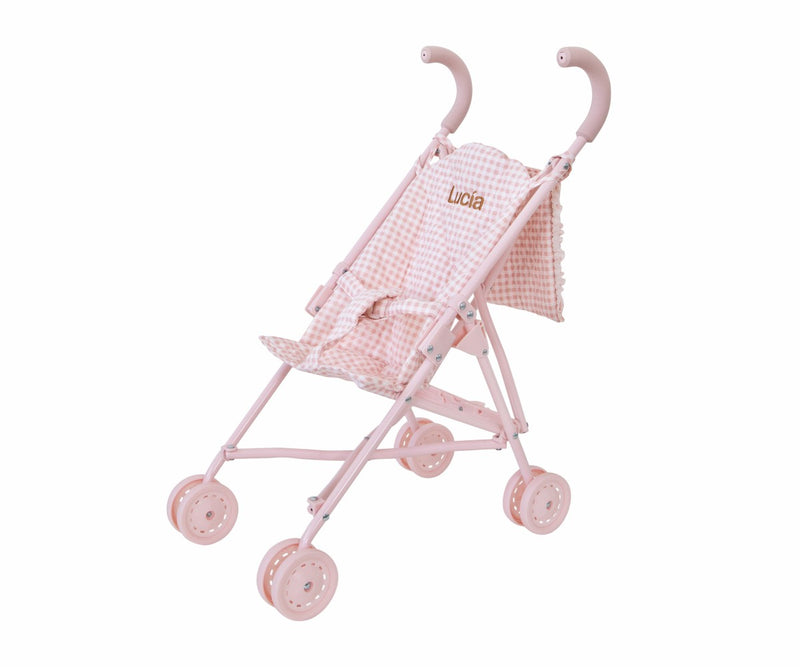 Carrito para muñecas plegable vichy
