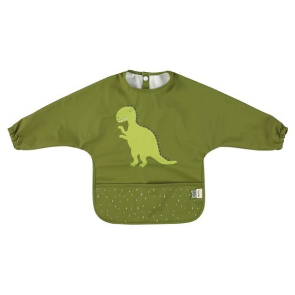 Babero impermeable con mangas Dinos