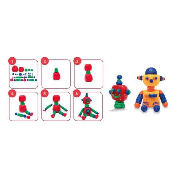 Set 5 Plastelinas Purpurina