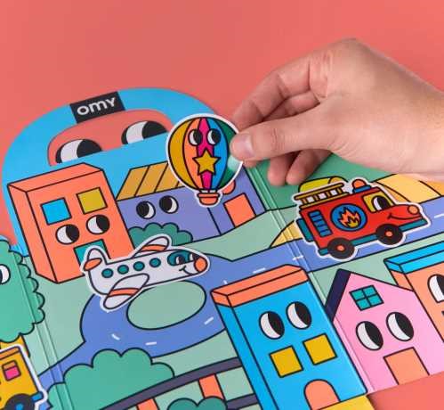 Libro con pegatinas Montessori - Vroom