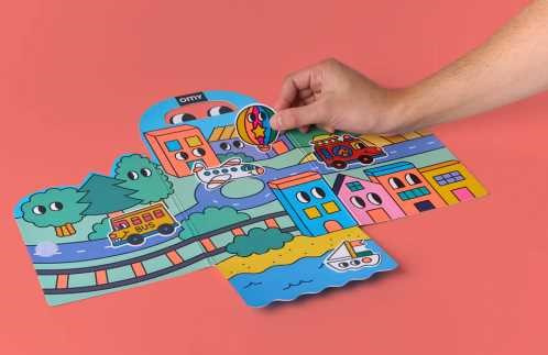 Libro con pegatinas Montessori - Vroom