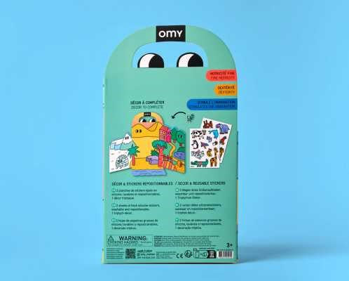 Libro con pegatinas Montessori - Animals