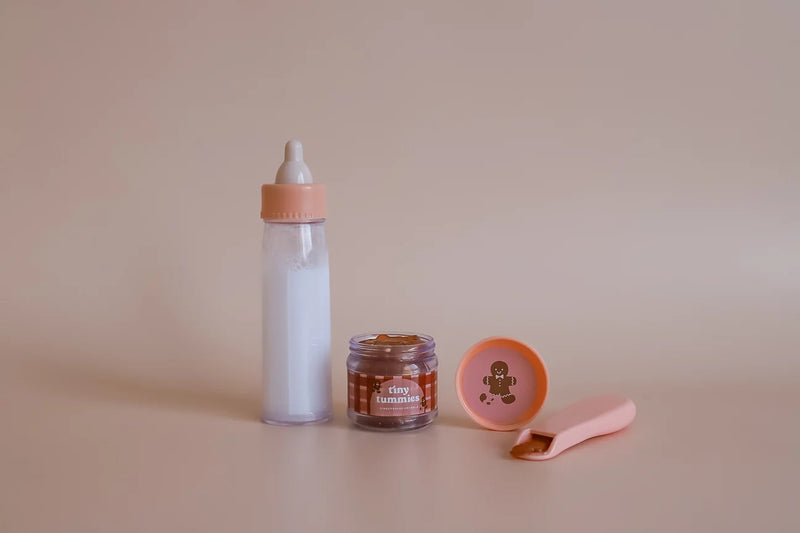 Pack navidad biberón mágico y potito con cuchara - Gingerbread crumble