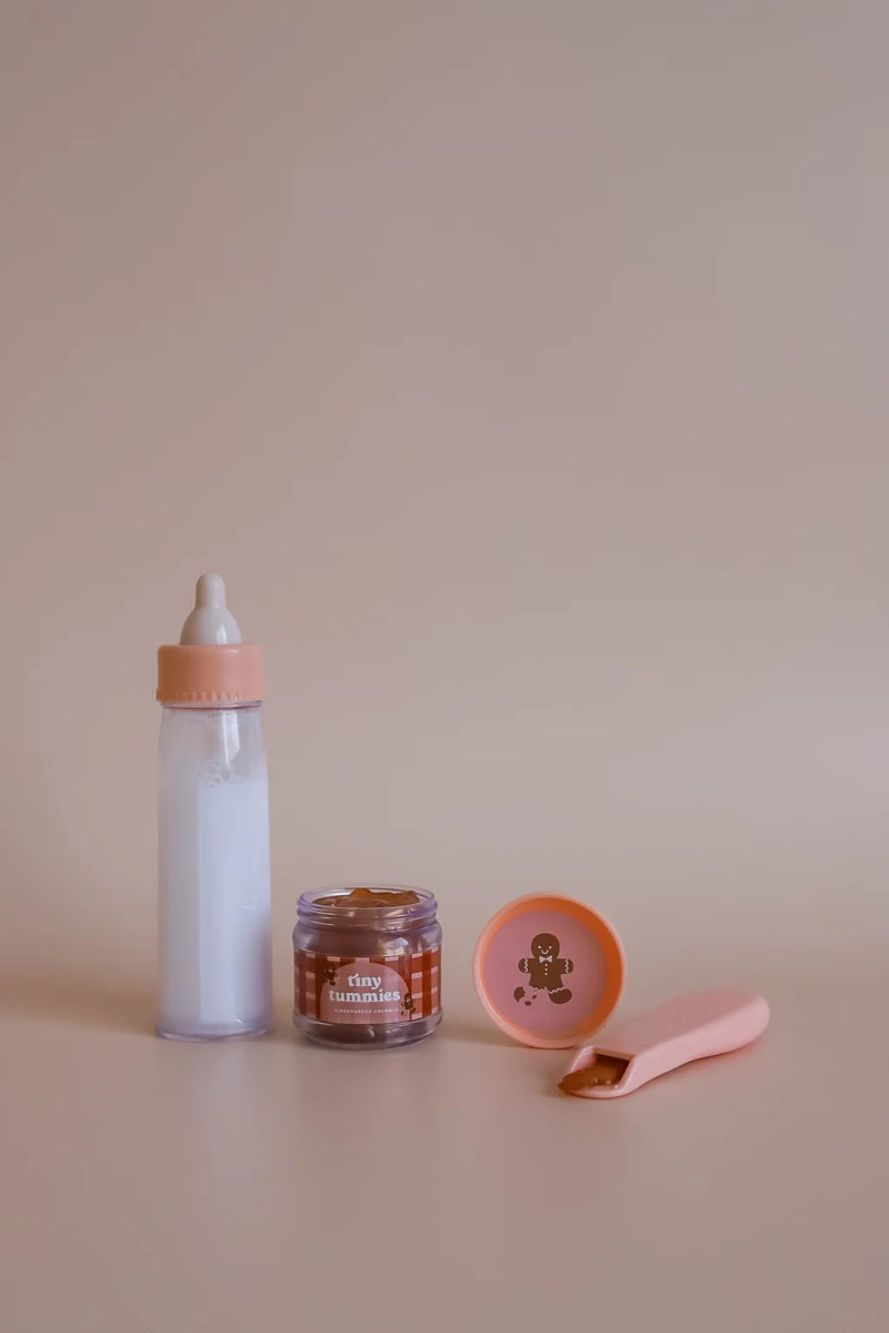 Pack navidad biberón mágico y potito con cuchara - Gingerbread crumble