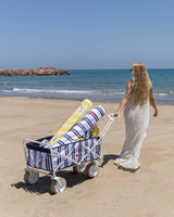 Carrito de playa azul - ABEL