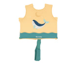 Chaleco Flotador Aprendizaje Whale Teal