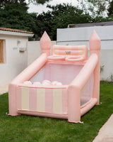 Canasta hinchable grande infantil - CREAM ROSA