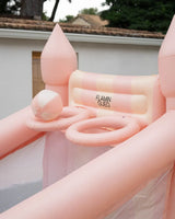 Canasta hinchable grande infantil - CREAM ROSA