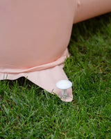 Canasta hinchable grande infantil - CREAM ROSA