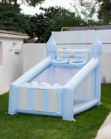 Canasta hinchable grande infantil - CREAM AZUL