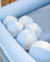 Canasta hinchable grande infantil - CREAM AZUL