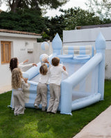 Canasta hinchable grande infantil - CREAM AZUL