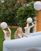 Canasta hinchable grande infantil - CREAM AZUL