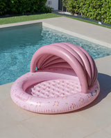Mini piscina infantil con toldo para jardín – PETUNIA