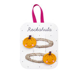 Pack 2 clips Halloween - Calabaza