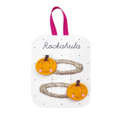 Pack 2 clips Halloween - Calabaza