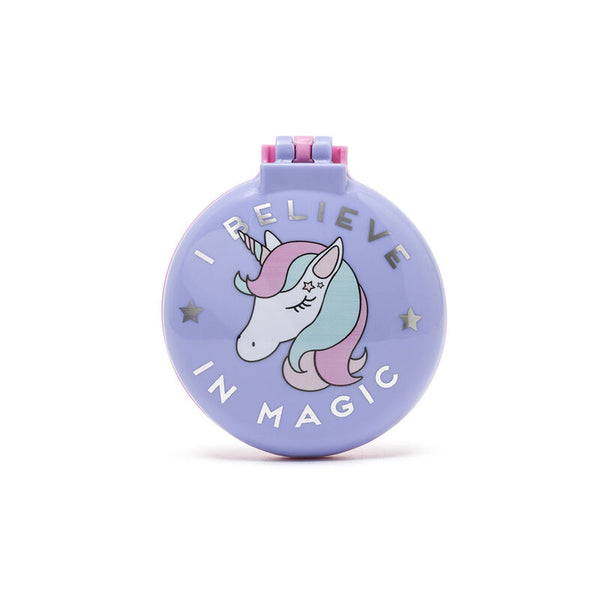 Peine con espejo Unicornio
