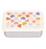 Caja almuerzo acero inoxidable Corazones, vista principal