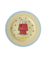 Plato Redondo Snoopy - Crema