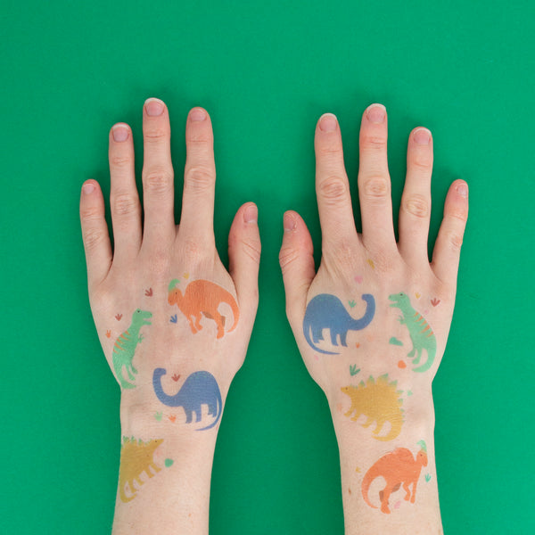 Pack 8 Tatuajes Dinos