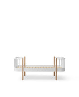 Cama junior Wood Original, blanco/roble