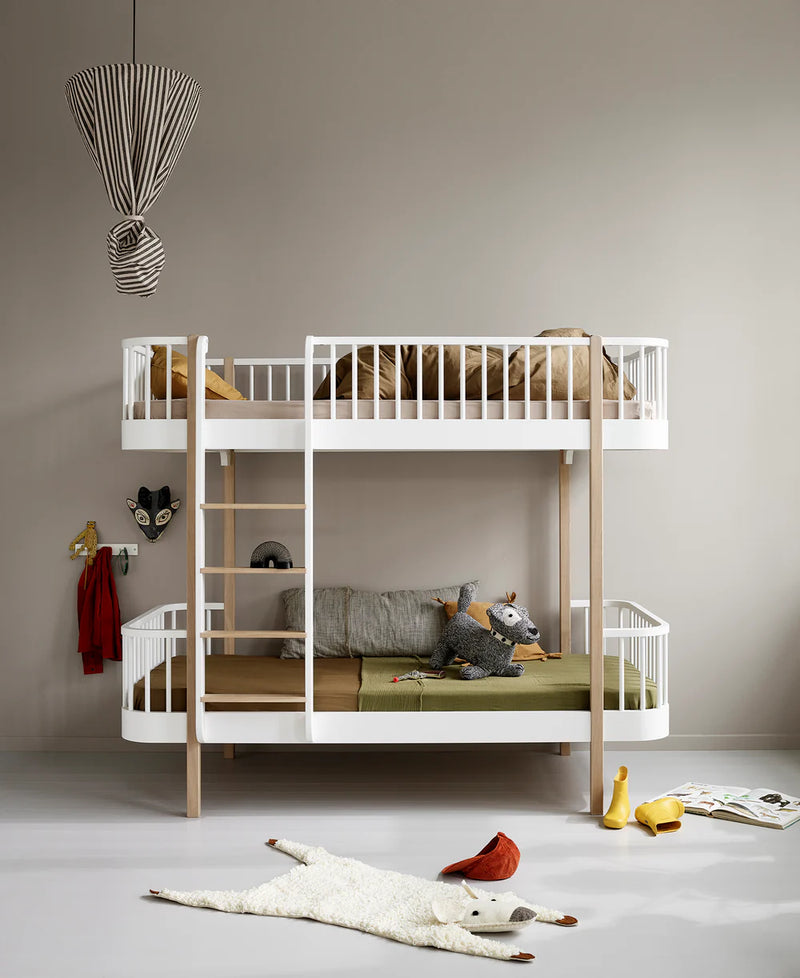Litera Wood Original, blanco/roble