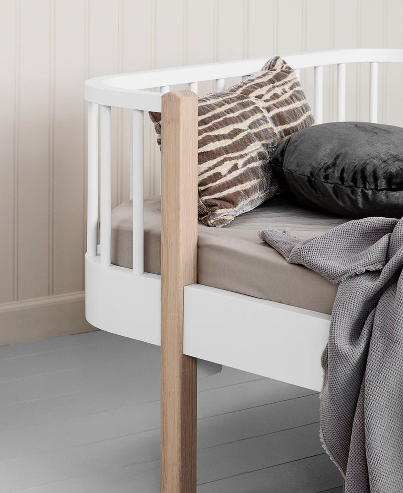 Cama de día junior Wood Original, blanco/roble Precio de venta