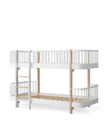 Litera baja Wood Original, blanco/roble