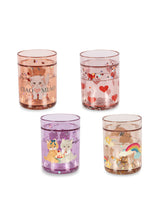 4 Pack Vasos con purpurina Multi Glitter Konges Sløjd