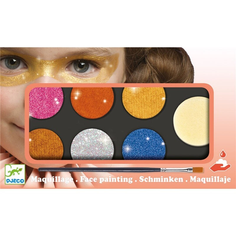 Maquillaje 6 colores Metalizados