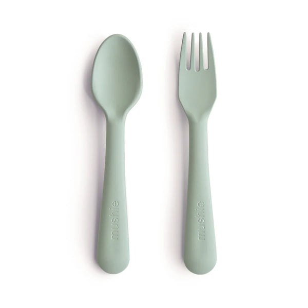 Juego Tenedor Cuchara Verde