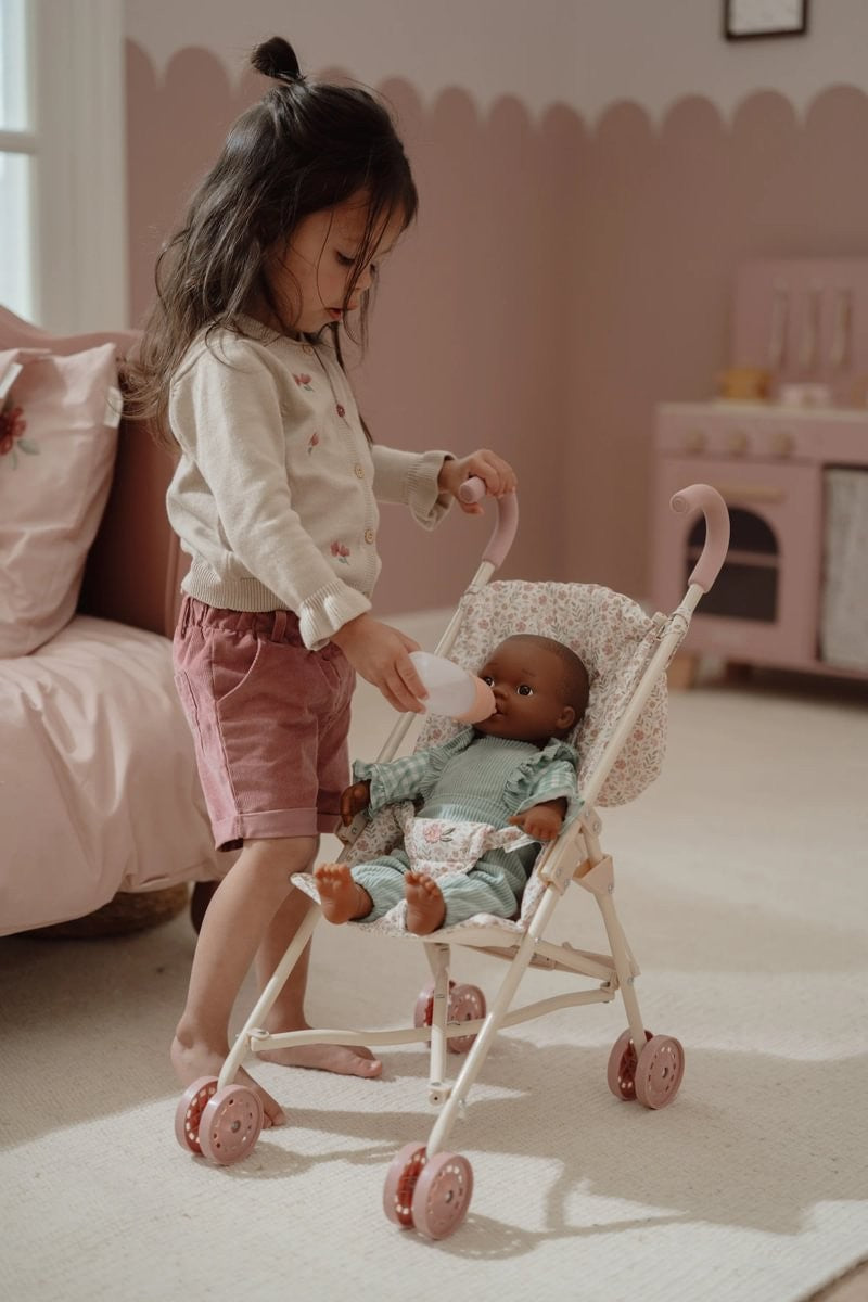 Carrito muñecas Plegable Flores