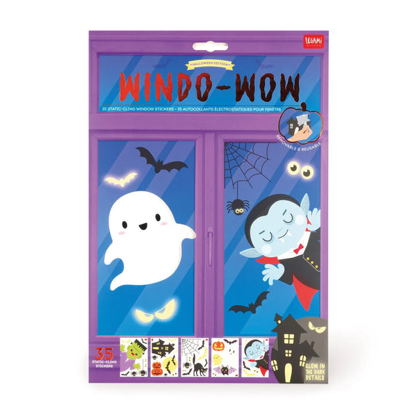 Adhesivos ventana Halloween 35 uds