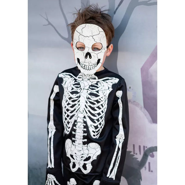 Disfraz calavera luminiscente